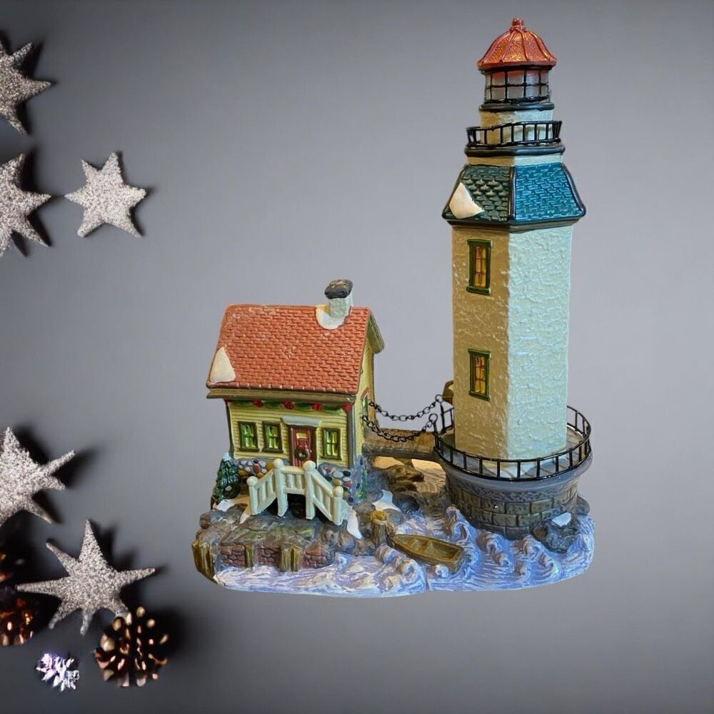 Vintage Christmas village Santa’s Workbench collection “Knightsbridge Lighthouse